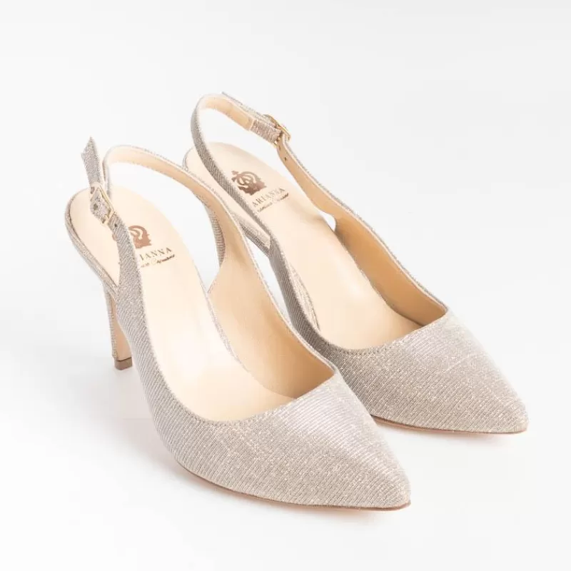 L'Arianna L' Arianna - Sling Back - Ch2002 - Sirio - Nude<Collezione Scarpe Donna Sling Back