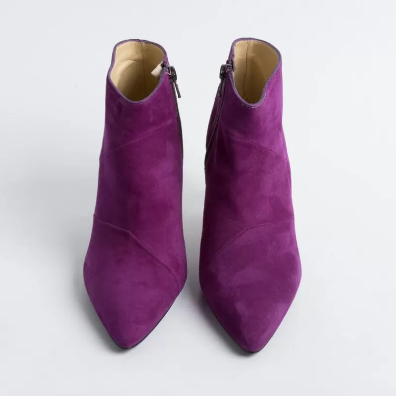 L'Arianna L' Arianna - Stivaletto - Tr1672/Rt - Camoscio Viola<Collezione Scarpe Donna Stivaletti