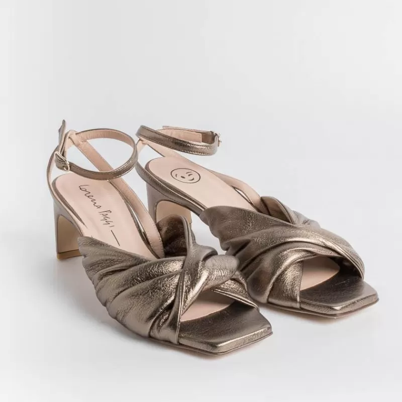 LORENA PAGGI - Sandali Con Tacco 11554 - Metal Butter<Collezione Scarpe Donna Sandali Con Tacco