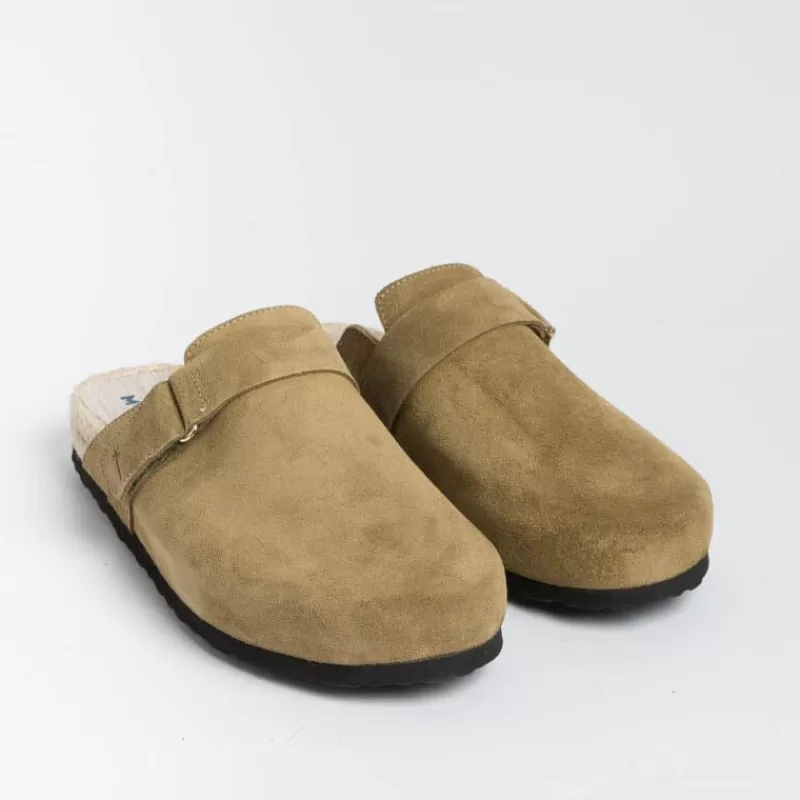 MANEBI - Clog- Sleepers - Kaki<Collezione Scarpe Donna Sabot E Sleepers