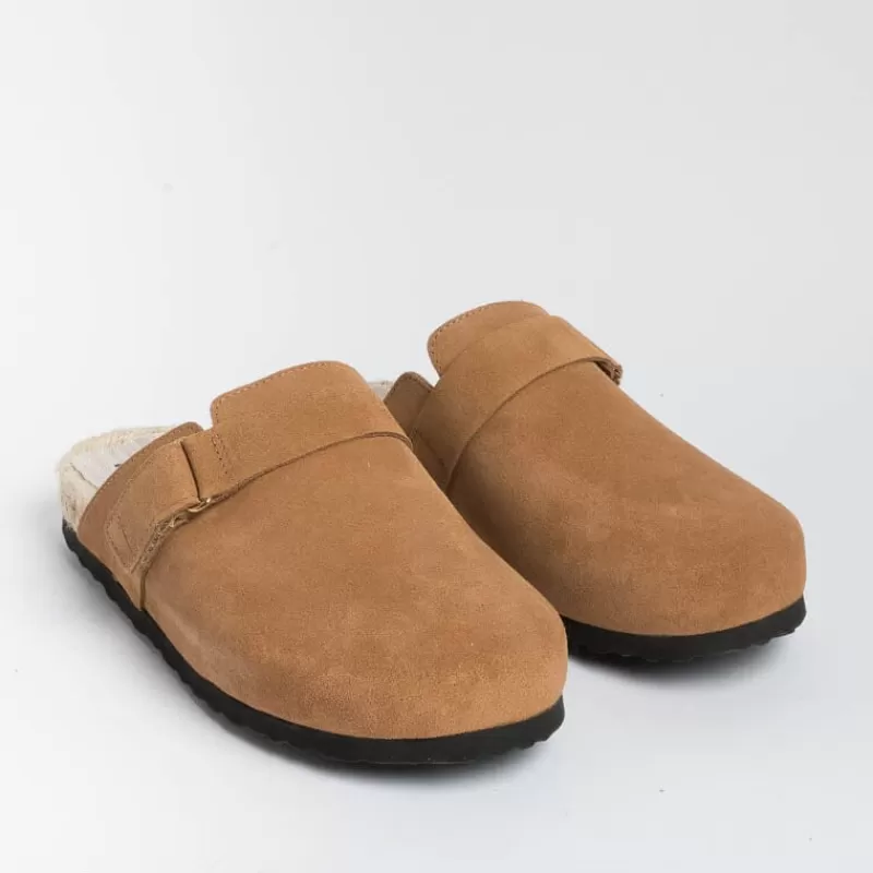 MANEBI - Clog- Sleepers- Cuoio<Collezione Scarpe Donna Sabot E Sleepers