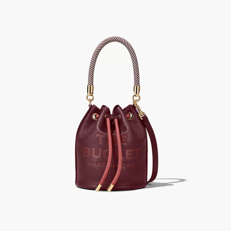 Marc Jacobs - H652L01Pf22 - Secchiello - Rosso Chianti<Collezione Borse Donna Borse A Mano