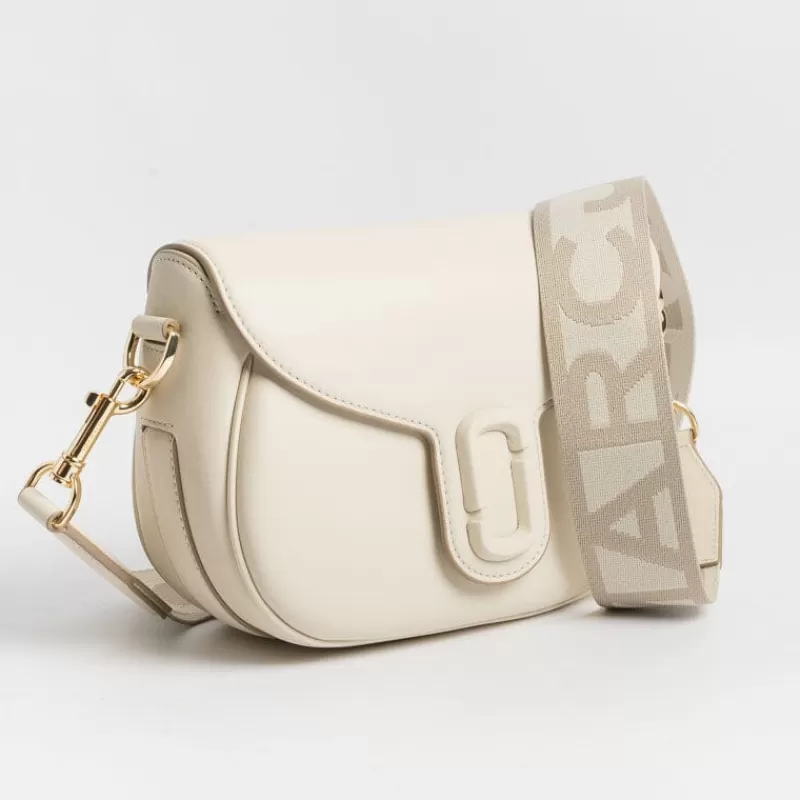 Marc Jacobs - The J Marc Saddle Bag - Cloud White<Collezione Borse Donna Borse A Tracolla