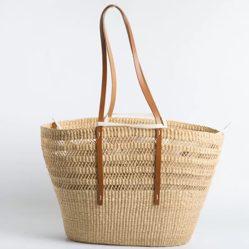 MUUÑ Muun - Borsa Rafia Bicro - Naturale<Collezione Borse Donna Borse A Spalla