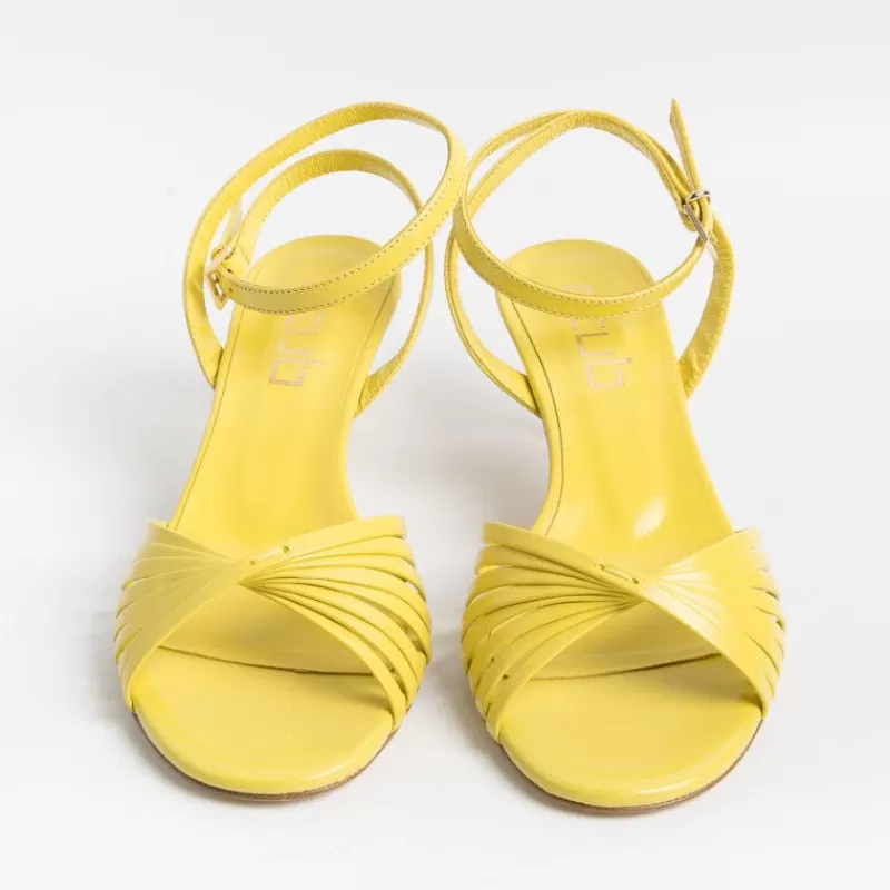 NCUB - Sandali Con Tacco - Luna 21 - Pelle Giallo<Collezione Scarpe Donna Sandali Con Tacco