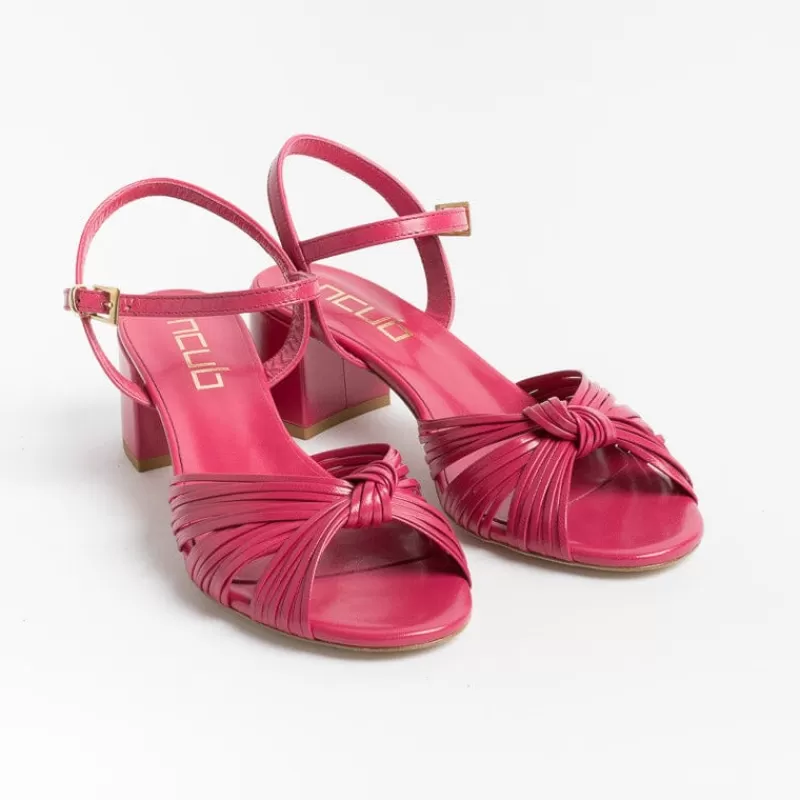 NCUB - Sandali Con Tacco - Stefy 64 - Crepe Fucsia<Collezione Scarpe Donna Sandali Con Tacco