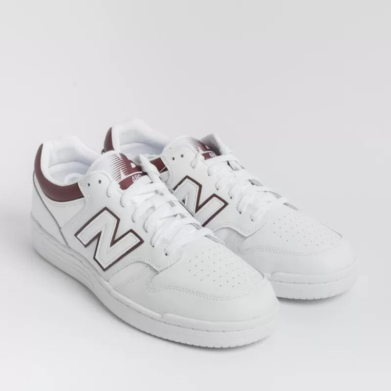 NEW BALANCE - Collezione Uomo New Balance - Sneakers Bb480Ldb - Bianco Bordeaux<Collezione Scarpe Uomo Sneakers