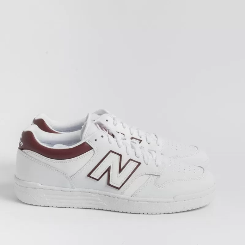 NEW BALANCE - Collezione Uomo New Balance - Sneakers Bb480Ldb - Bianco Bordeaux<Collezione Scarpe Uomo Sneakers