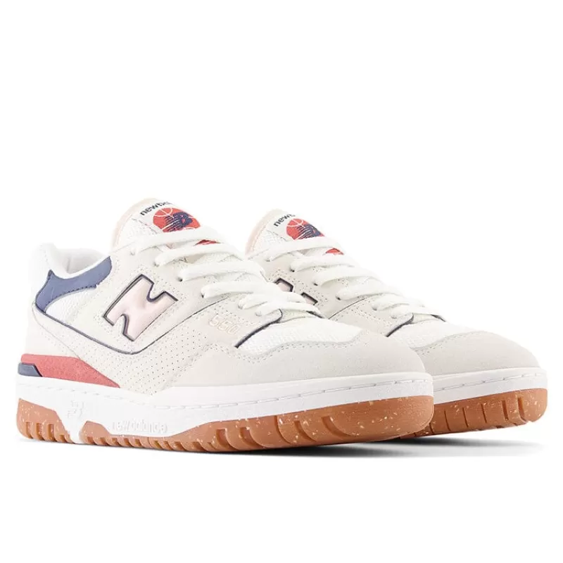 NEW BALANCE - Collezione Donna New Balance - Sneakers Bbw550Np - Bianco Blu Rosso<Collezione Scarpe Donna Sneakers