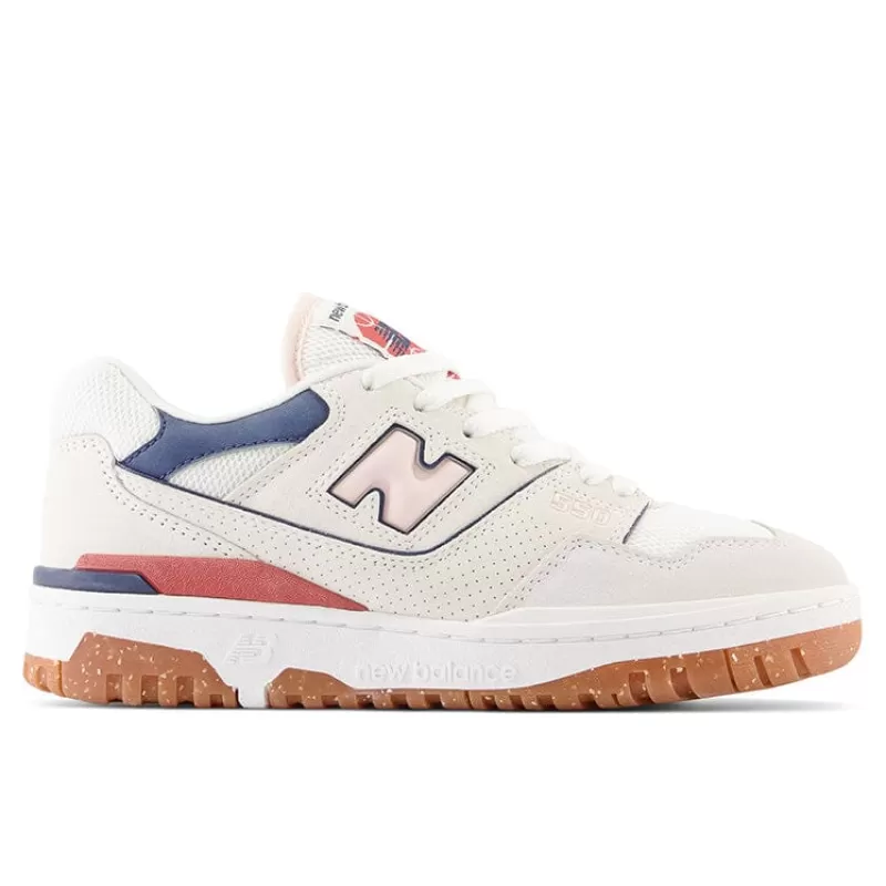 NEW BALANCE - Collezione Donna New Balance - Sneakers Bbw550Np - Bianco Blu Rosso<Collezione Scarpe Donna Sneakers