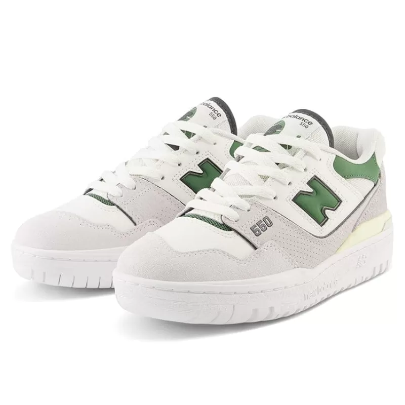 NEW BALANCE - Collezione Donna New Balance - Sneakers Bbw550Sg - Bianco Verde<Collezione Scarpe Donna Sneakers