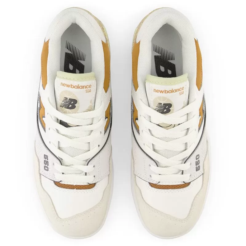 NEW BALANCE - Collezione Donna New Balance - Sneakers Bbw550St - Bianco Cuoio<Collezione Scarpe Donna Sneakers