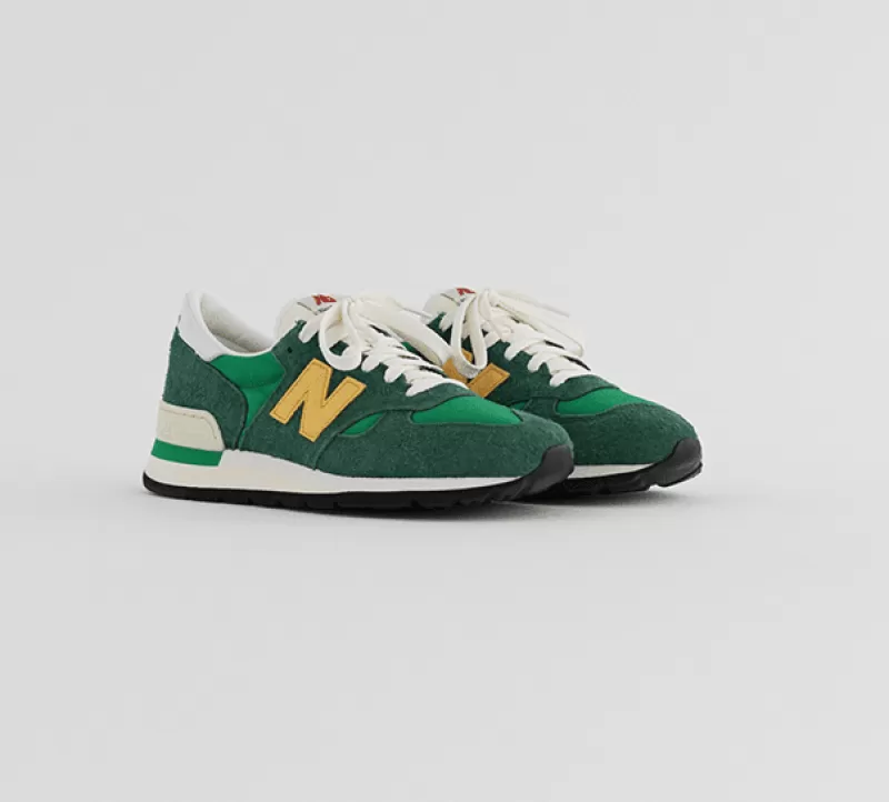 NEW BALANCE - Collezione Uomo New Balance - Sneakers Limited Edition Teddy Santis M990Gg1 - Verde<Collezione Scarpe Uomo Sneakers