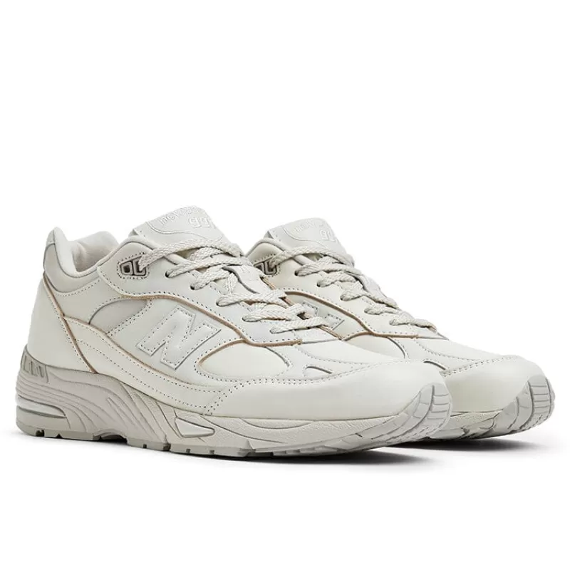 NEW BALANCE - Collezione Uomo New Balance - Sneakers M991Ow - Pelle Bianco<Collezione Scarpe Uomo Sneakers