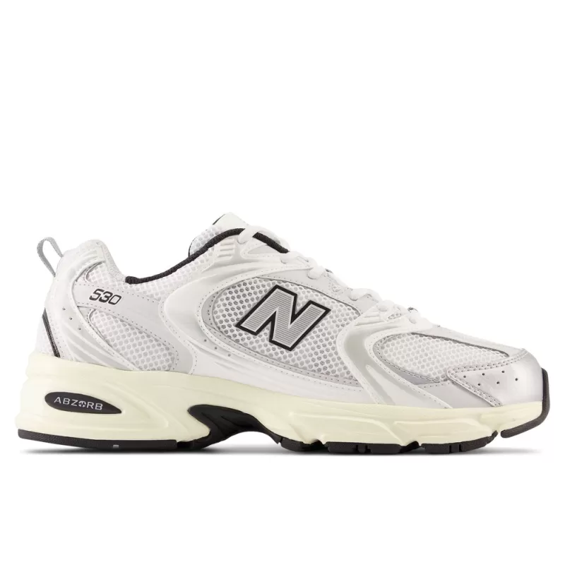 NEW BALANCE - Collezione Uomo New Balance - Sneakers Mr530Ta - Bianco Argento Nero<Collezione Scarpe Uomo Sneakers