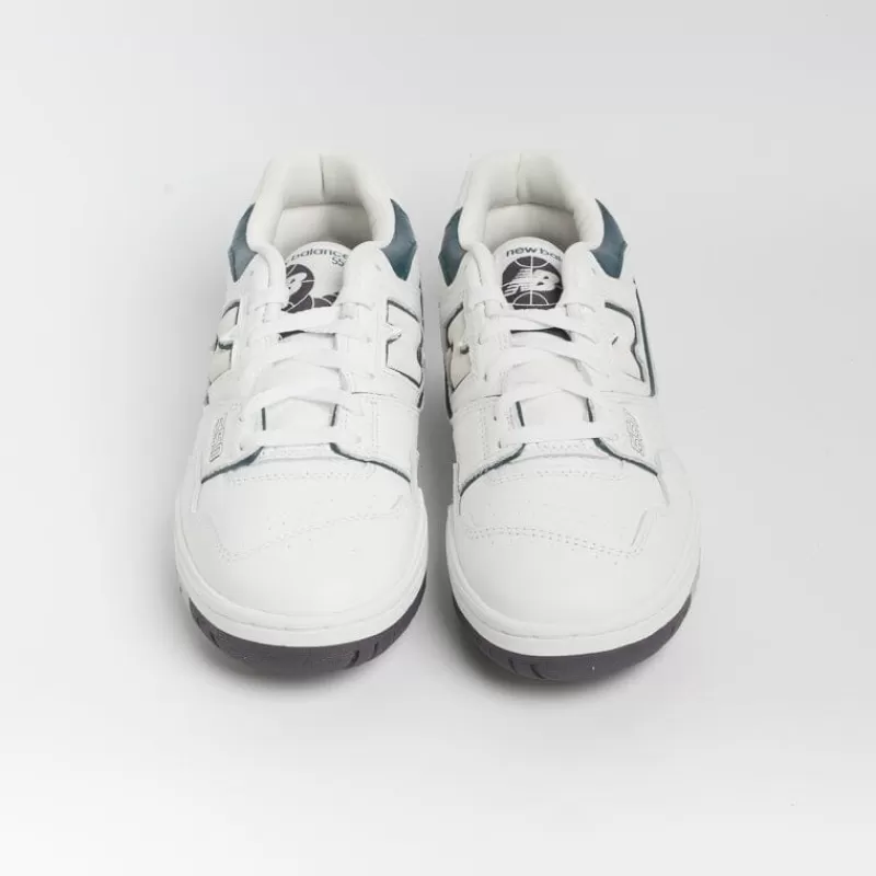 NEW BALANCE - Collezione Uomo New Balance - Sneakers Unisex Bb550Wcb - Bianco Petrolio<Collezione Scarpe Uomo Sneakers