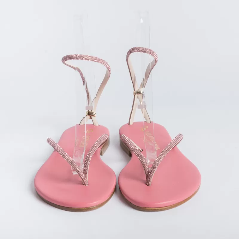 PAOLA FIORENZA - Sandali Bassi Infradito Fd03 - Rosa<Collezione Scarpe Donna Infradito