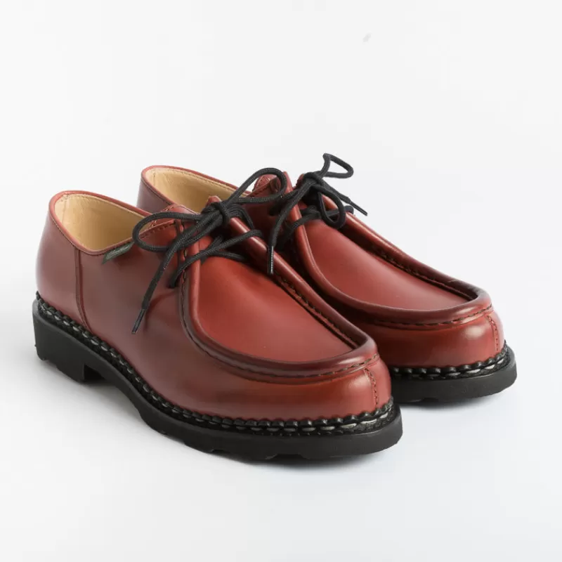 Paraboot - 088606 - Allacciata Michael Griff - Lis Rouge/Rosso<Collezione Scarpe Donna Allacciate