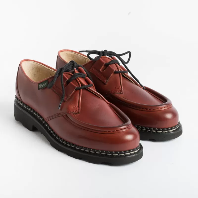 Paraboot - 212306 - Allacciata Beaubourg/Griff - Lis Rouge/Rosso<Collezione Scarpe Donna Allacciate