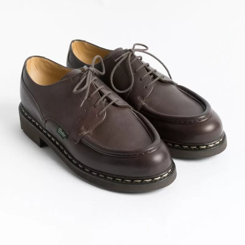 Paraboot - Derby 230213- Villandry/Tex - Marron / Lis Cafe<Collezione Scarpe Uomo Allacciate