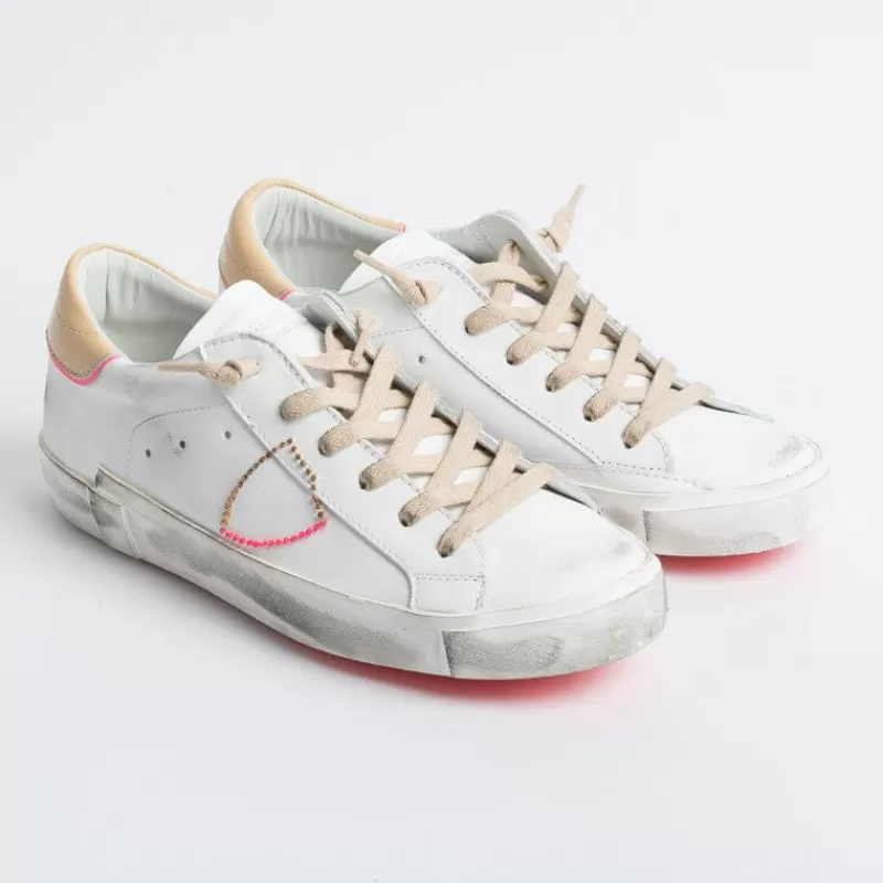 Philippe Model Paris Philippe Model - Sneakers Prld Vb35 - Parisx - Beige<Collezione Scarpe Donna Sneakers