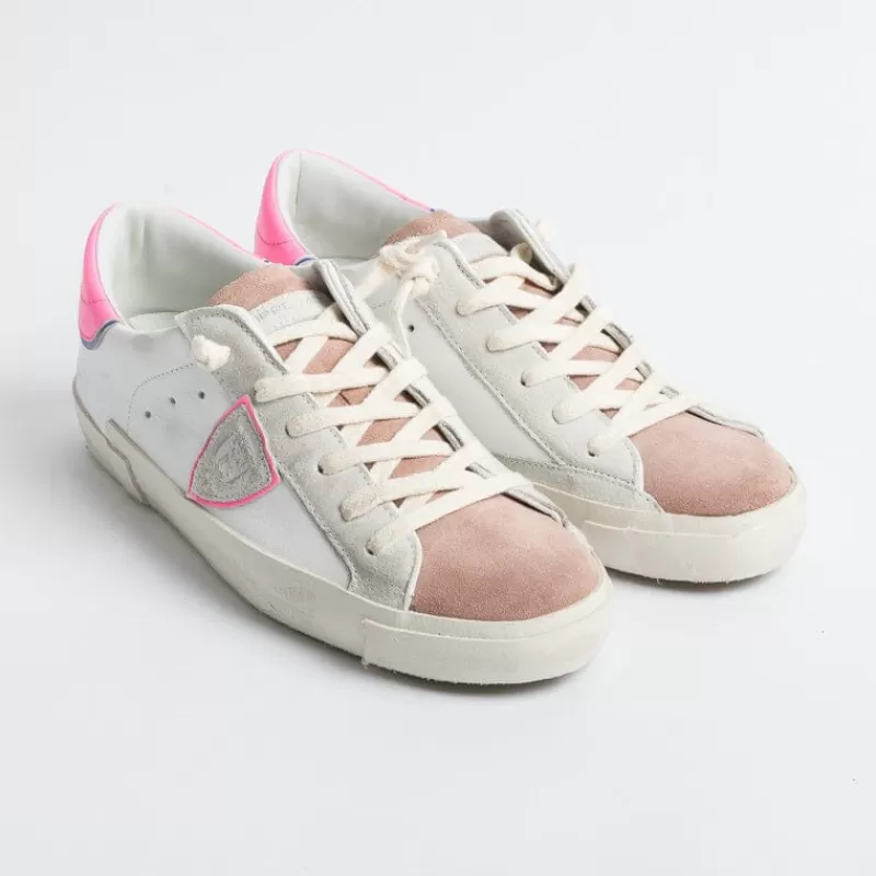 Philippe Model Paris Philippe Model - Sneakers Prld Wx29 - Parisx - Rosa Cipria<Collezione Scarpe Donna Sneakers