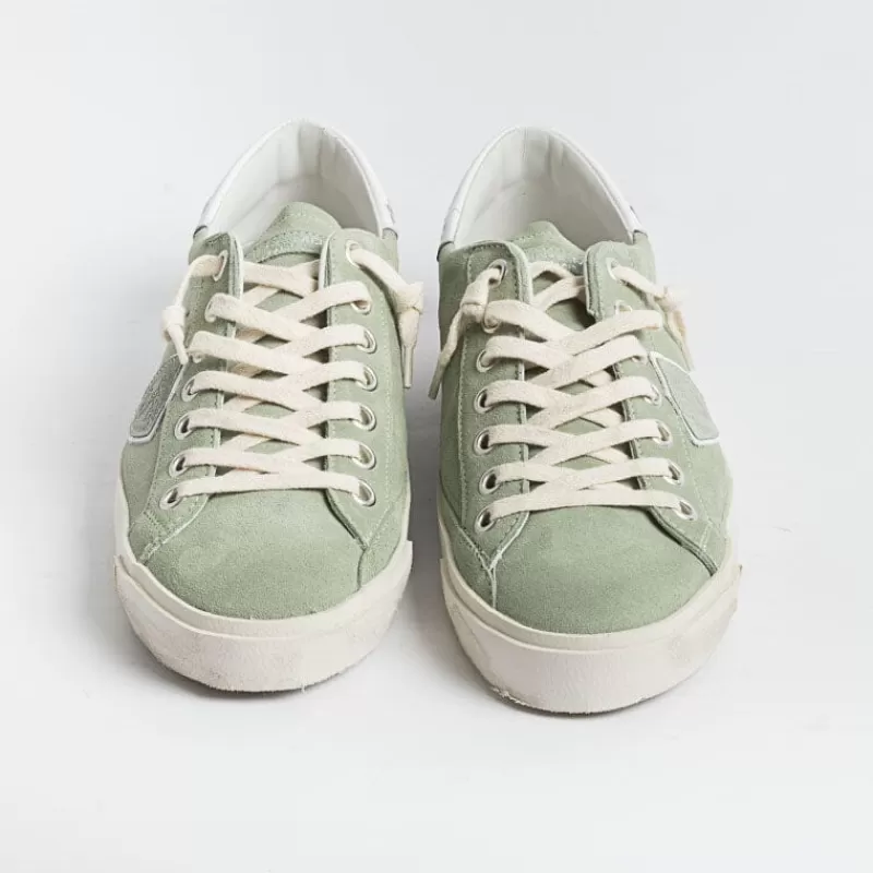 Philippe Model Paris Philippe Model - Sneakers Prlu Dy03 - Parisx - Gipsy Verde<Collezione Scarpe Uomo Sneakers