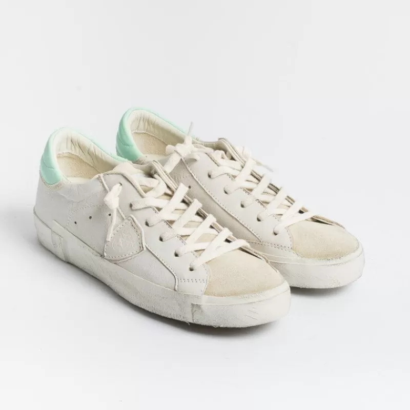 Philippe Model Paris Philippe Model -Sneakers Prld Wx16 - Parisx - Bianco Sabbia<Collezione Scarpe Donna Sneakers