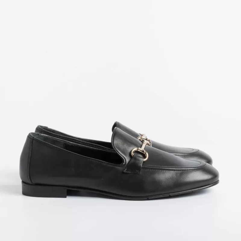 POESIE VENEZIANE - Mocassino - Jja65 - Pelle Nex Nero<Collezione Scarpe Donna Mocassini