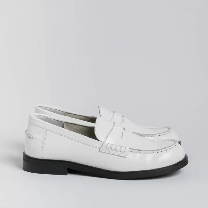 POESIE VENEZIANE - Mocassino - Jpg30New - Abrasivato Bianco<Collezione Scarpe Donna Mocassini