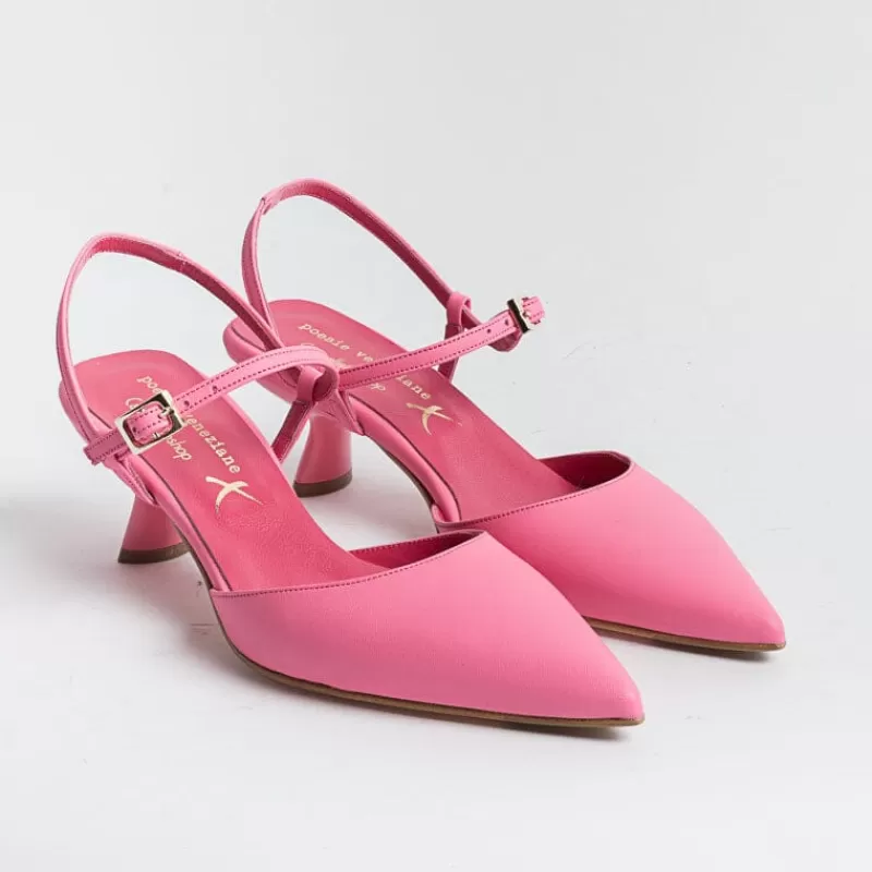 POESIE VENEZIANE - Sling Back - Cherie - Mi51B - Rosa Fucsia<Collezione Scarpe Donna Sling Back