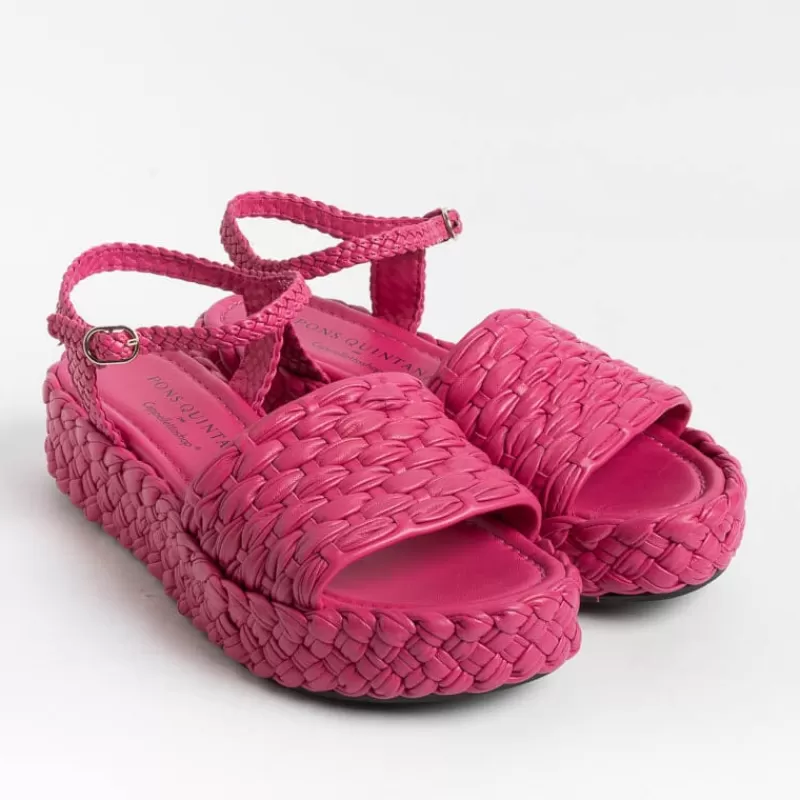 PONS QUINTANA - Sandali Con Tacco - Forli 10318 - Fucsia<Collezione Scarpe Donna Sandali Con Tacco