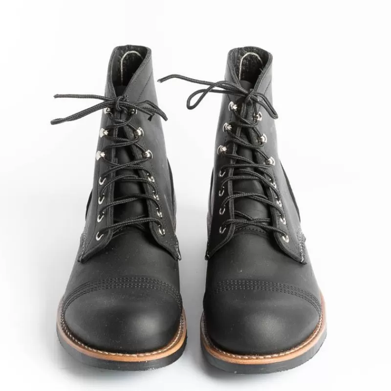 Red Wing Shoes Red Wing - Polacco 8084 - Iron Ranger - Black<Collezione Scarpe Uomo Polacchi