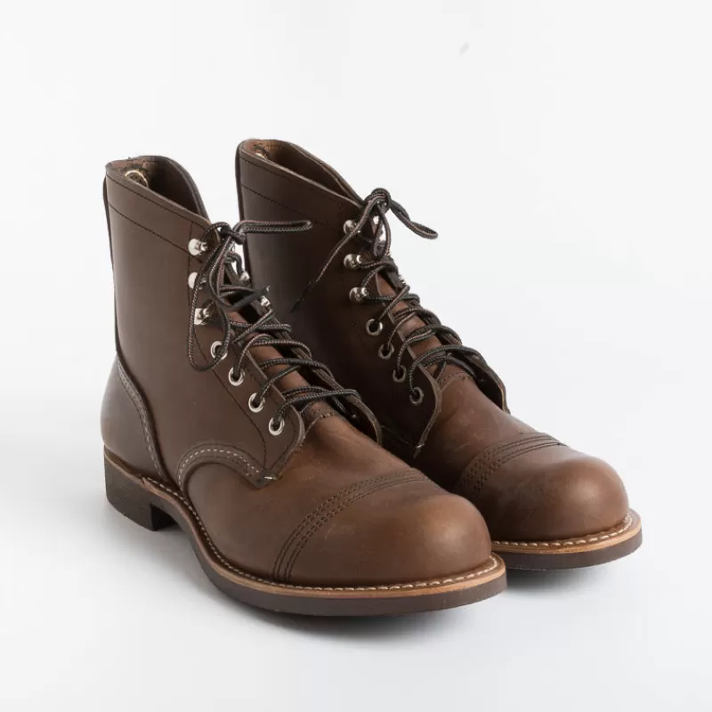 Red Wing Shoes Red Wing - Polacco Iron Ranger 08111 - Amber<Collezione Scarpe Uomo Polacchi