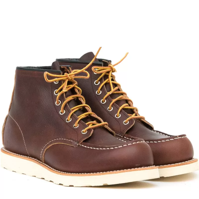 Red Wing Shoes Red Wing - Polacco Moc Toe 8138 - Briar Oil<Collezione Scarpe Uomo Polacchi