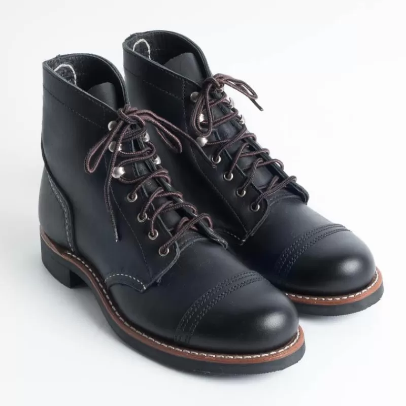 Red Wing - Collezione Donna Red Wing - Stivaletto 3366 Iron Ranger Black Boundary<Collezione Scarpe Donna Stivaletti