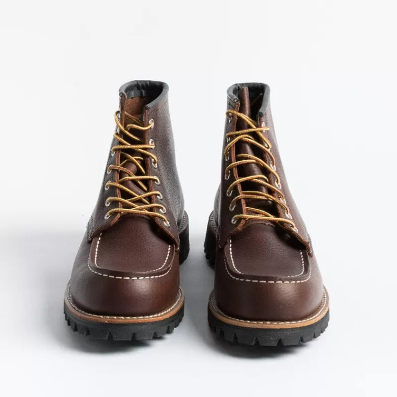 Red Wing Shoes - Polacco Moc Toe 8146 - Brown<Collezione Scarpe Uomo Polacchi