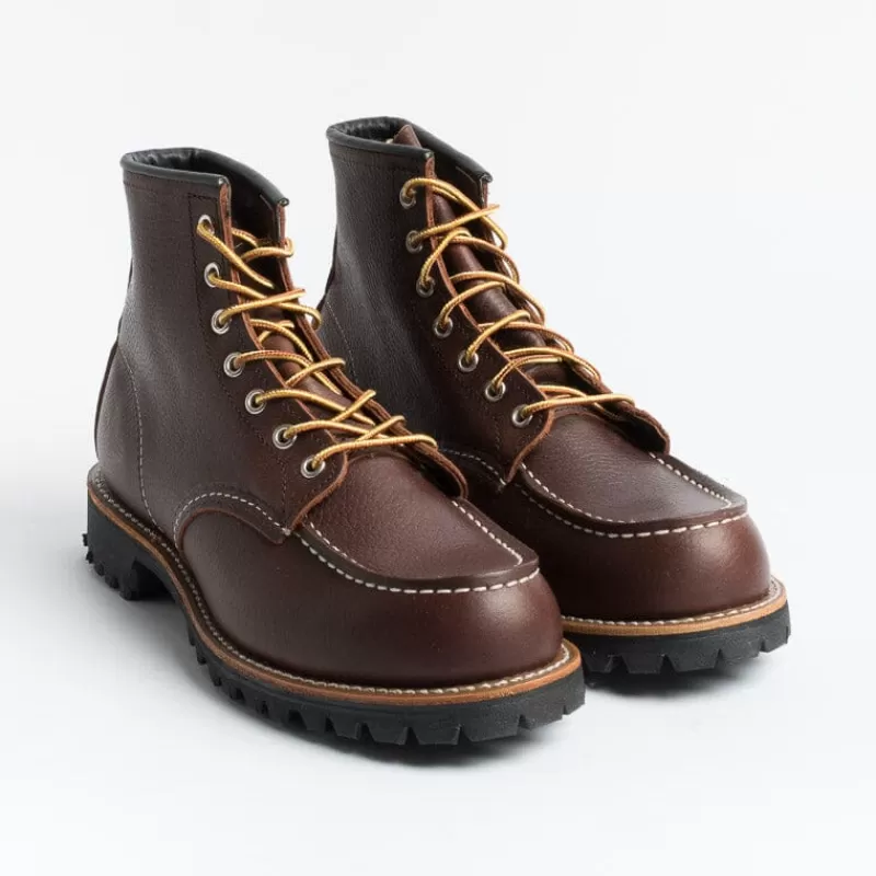 Red Wing Shoes - Polacco Moc Toe 8146 - Brown<Collezione Scarpe Uomo Polacchi