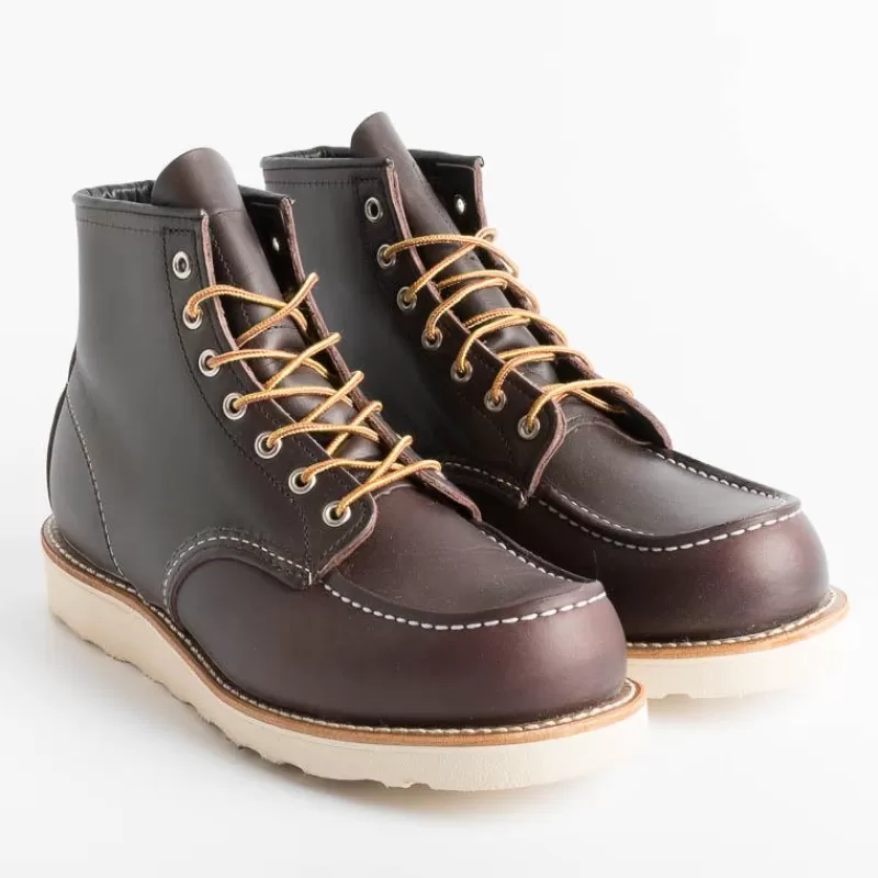 Red Wing Shoes - Polacco Moc Toe 8847 - Black Cherry<Collezione Scarpe Uomo Polacchi