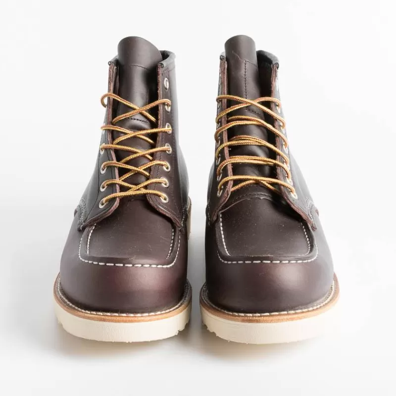 Red Wing Shoes - Polacco Moc Toe 8847 - Black Cherry<Collezione Scarpe Uomo Polacchi