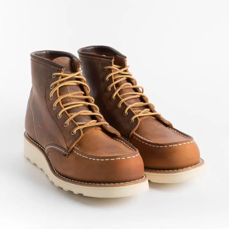 Red Wing - Collezione Donna Red Wing Shoes - Stivaletto 03428 Moc Toe - Copper Rough<Collezione Scarpe Donna Stivaletti