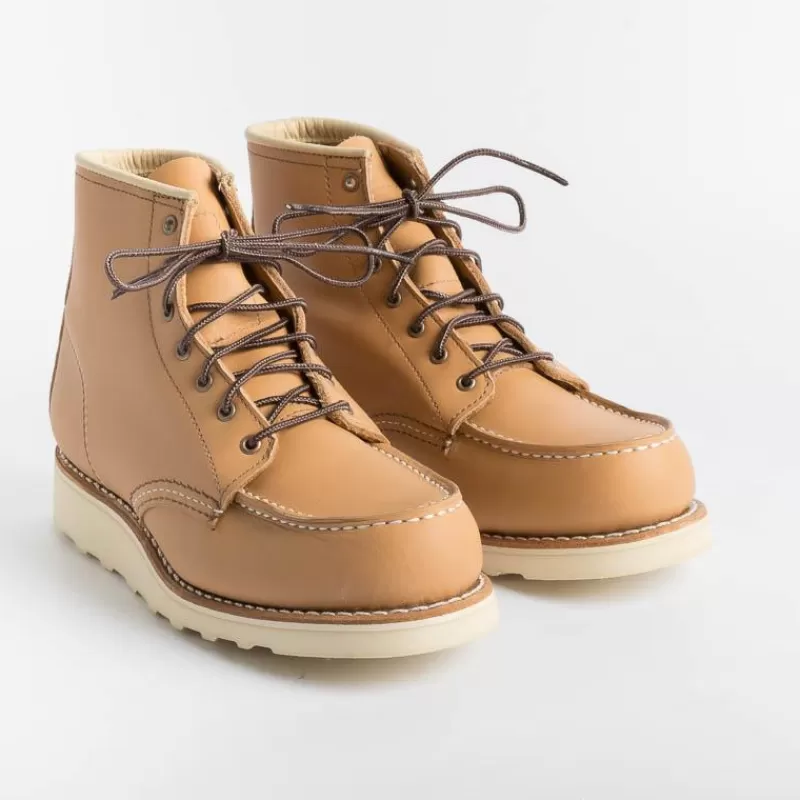 Red Wing - Collezione Donna Red Wing -Stivaletto 3383 Moc Toe - Tan<Collezione Scarpe Donna Stivaletti