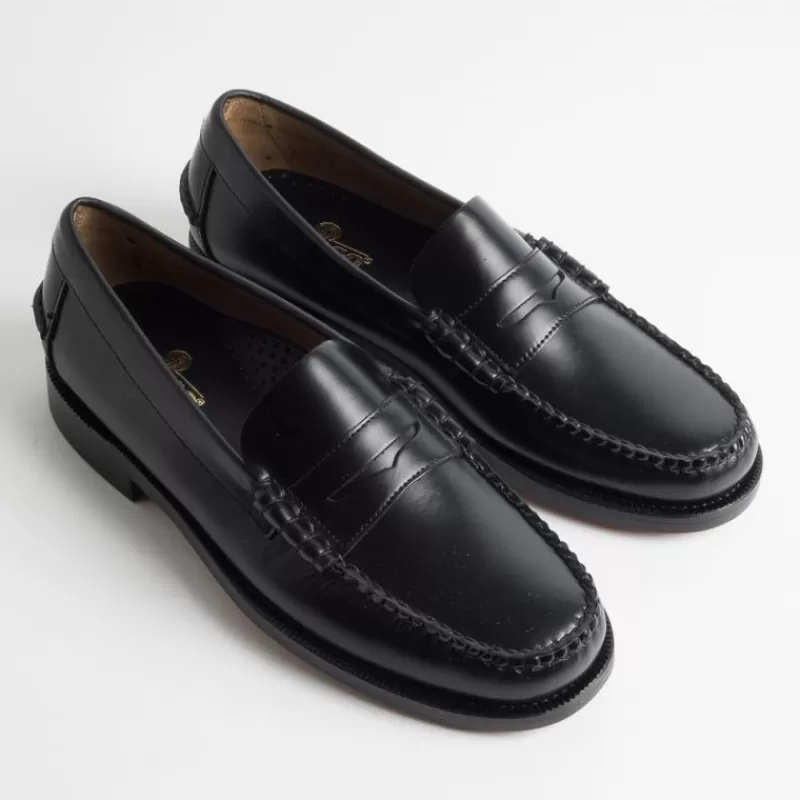 Sebago - Mocassino - Classic Dan - 7000300 - Pelle - Nero<Collezione Scarpe Uomo Mocassini