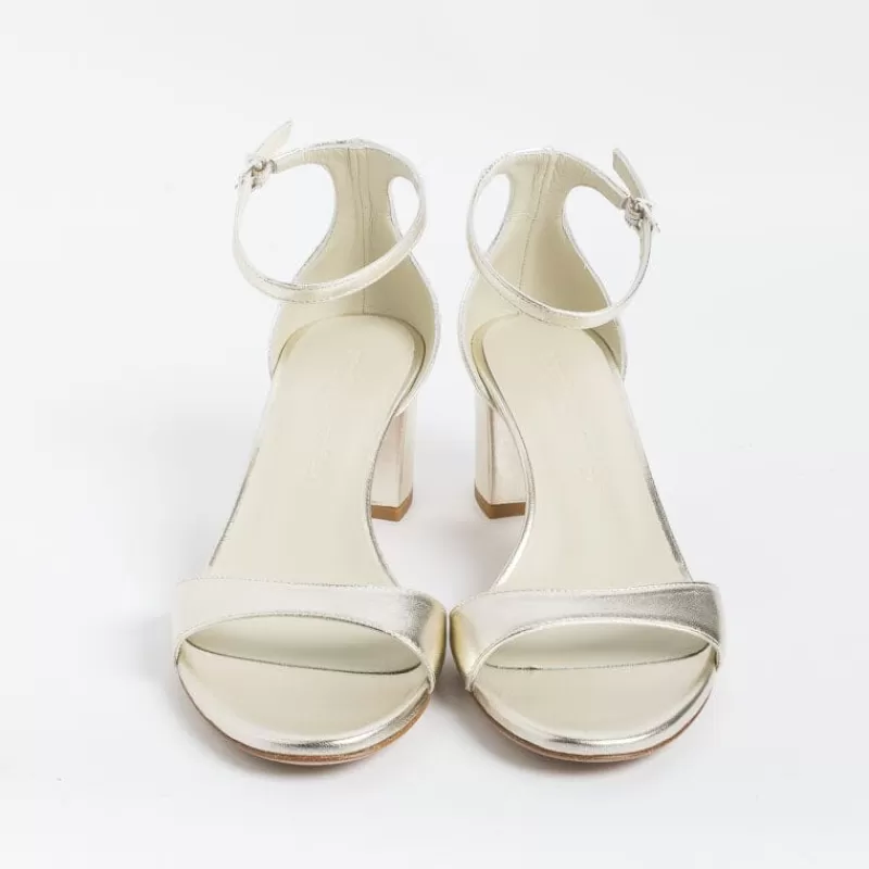 SERGIO LEVANTESI - Sandali Con Tacco - Easy - Laminato Platino<Collezione Scarpe Donna Sposa