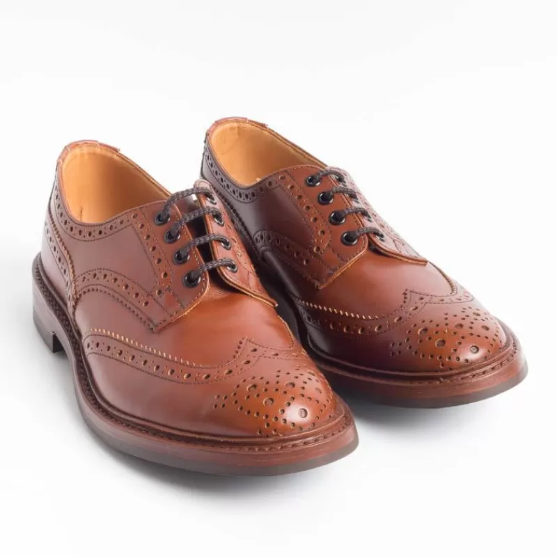 Tricker's - Derby - Bourton - Antique Brown<Collezione Scarpe Uomo Allacciate