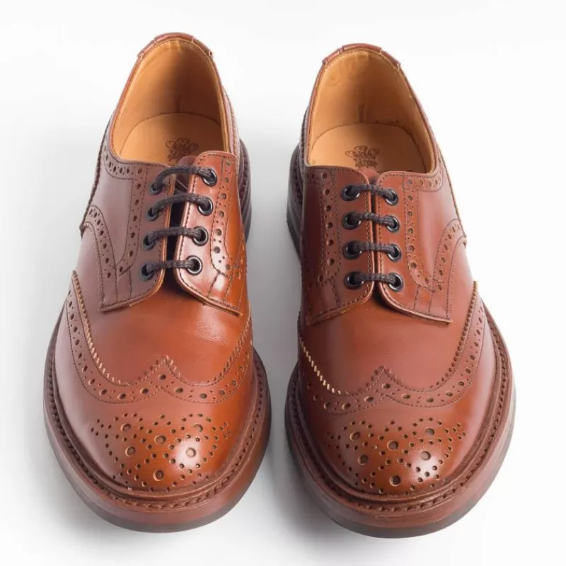 Tricker's - Derby - Bourton - Antique Brown<Collezione Scarpe Uomo Allacciate