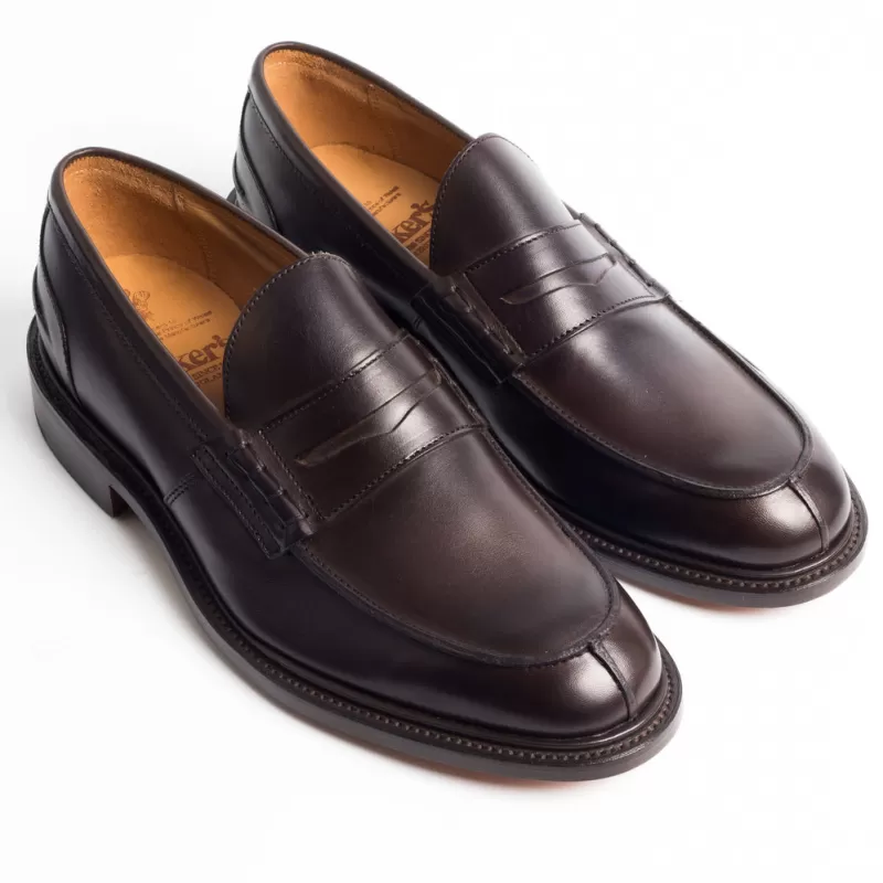 Tricker's - Mocassino In Pelle - James - Espresso<Collezione Scarpe Uomo Mocassini