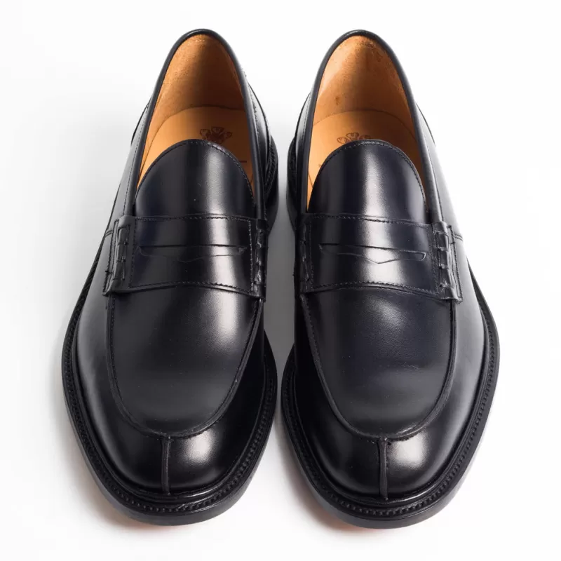 Tricker's - Mocassino Pelle - James - Nero<Collezione Scarpe Uomo Mocassini