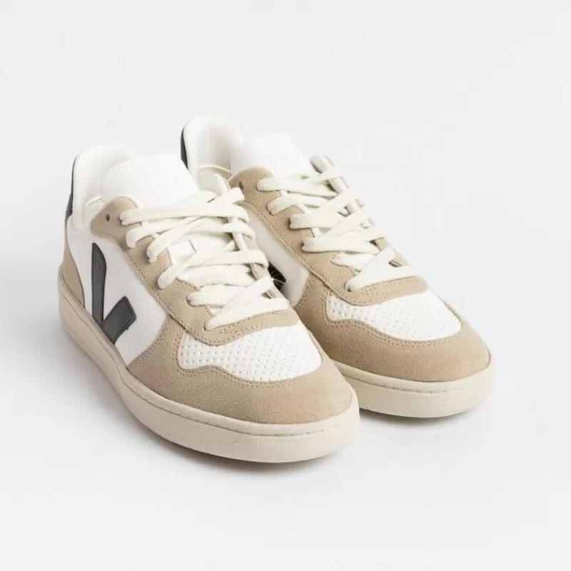 VEJA - Collezione Uomo Veja - Sneakers - V 10 Vx0503138 - Bianco Beige<Collezione Scarpe Uomo Sneakers