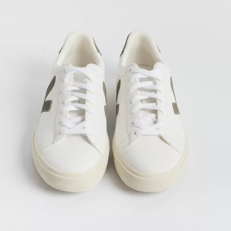 VEJA - Collezione Uomo Veja - Sneakers Campo - Bianco Verde Kaki<Collezione Scarpe Uomo Sneakers